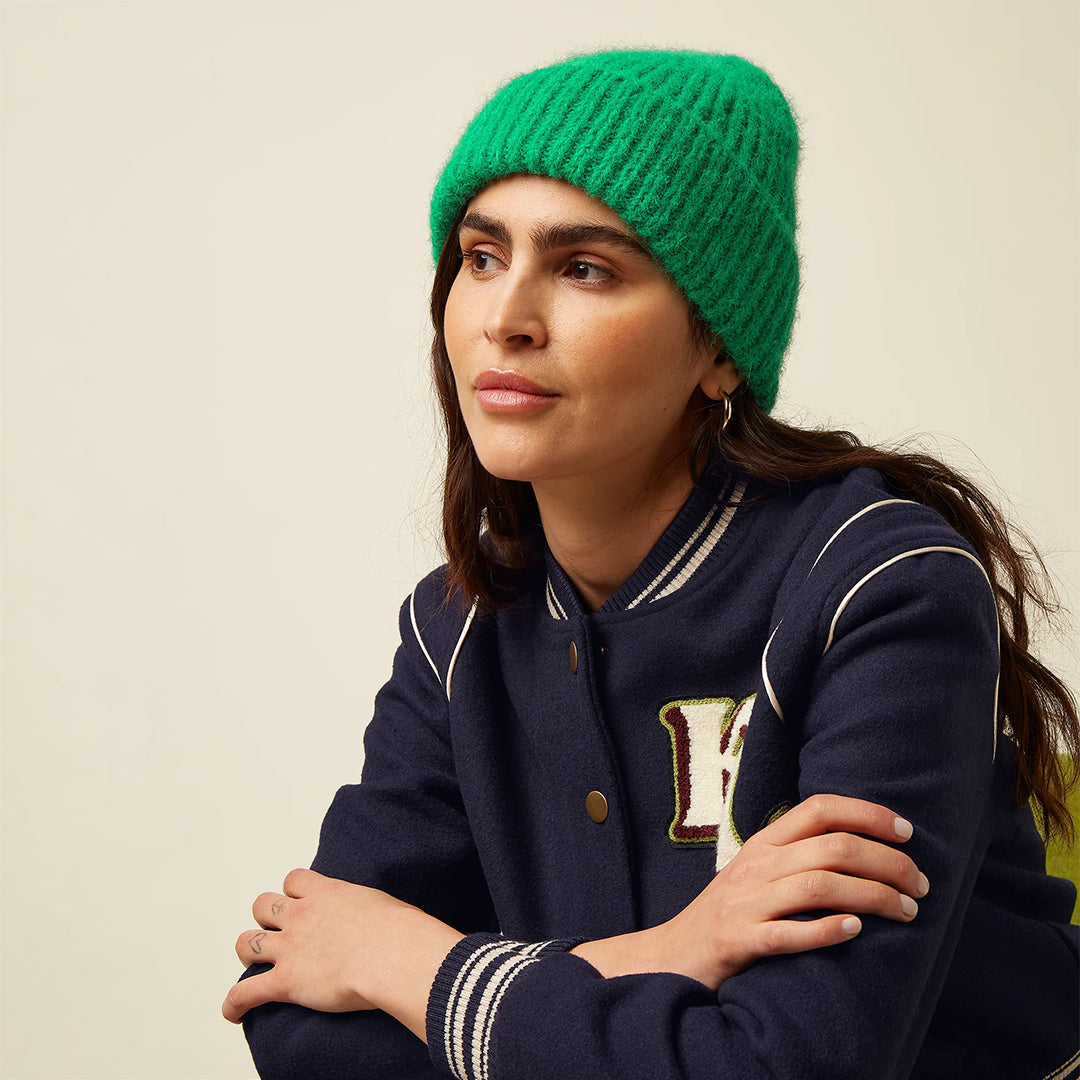 Gorro de Punto Elegante The Posh Beanie Verde