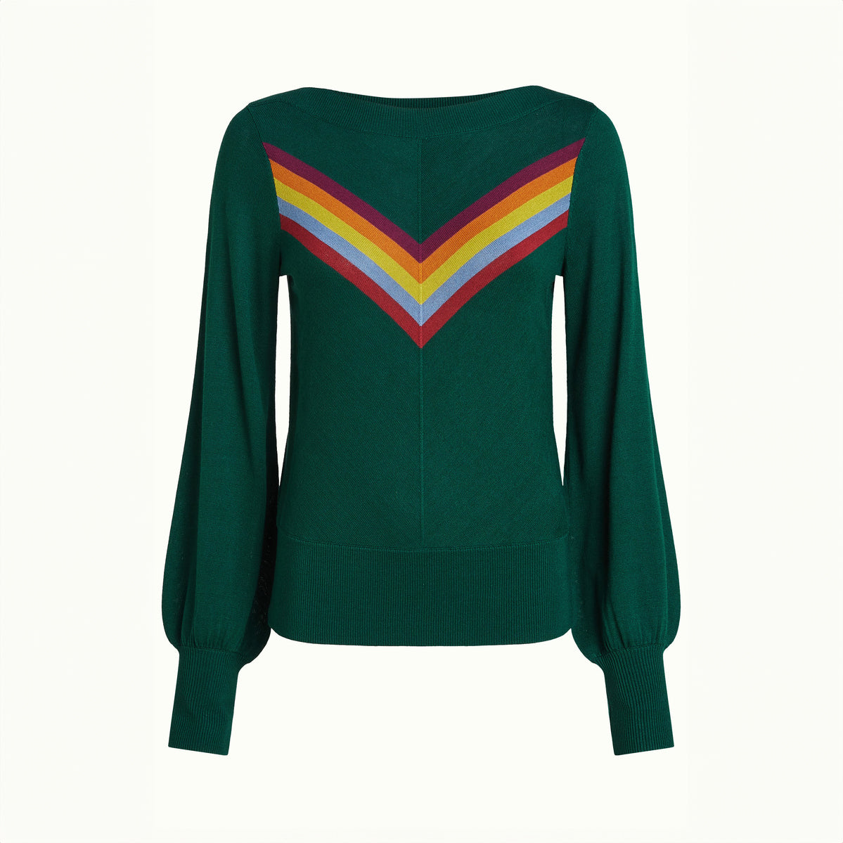 Audrey Bell Sweater Top Azzy green