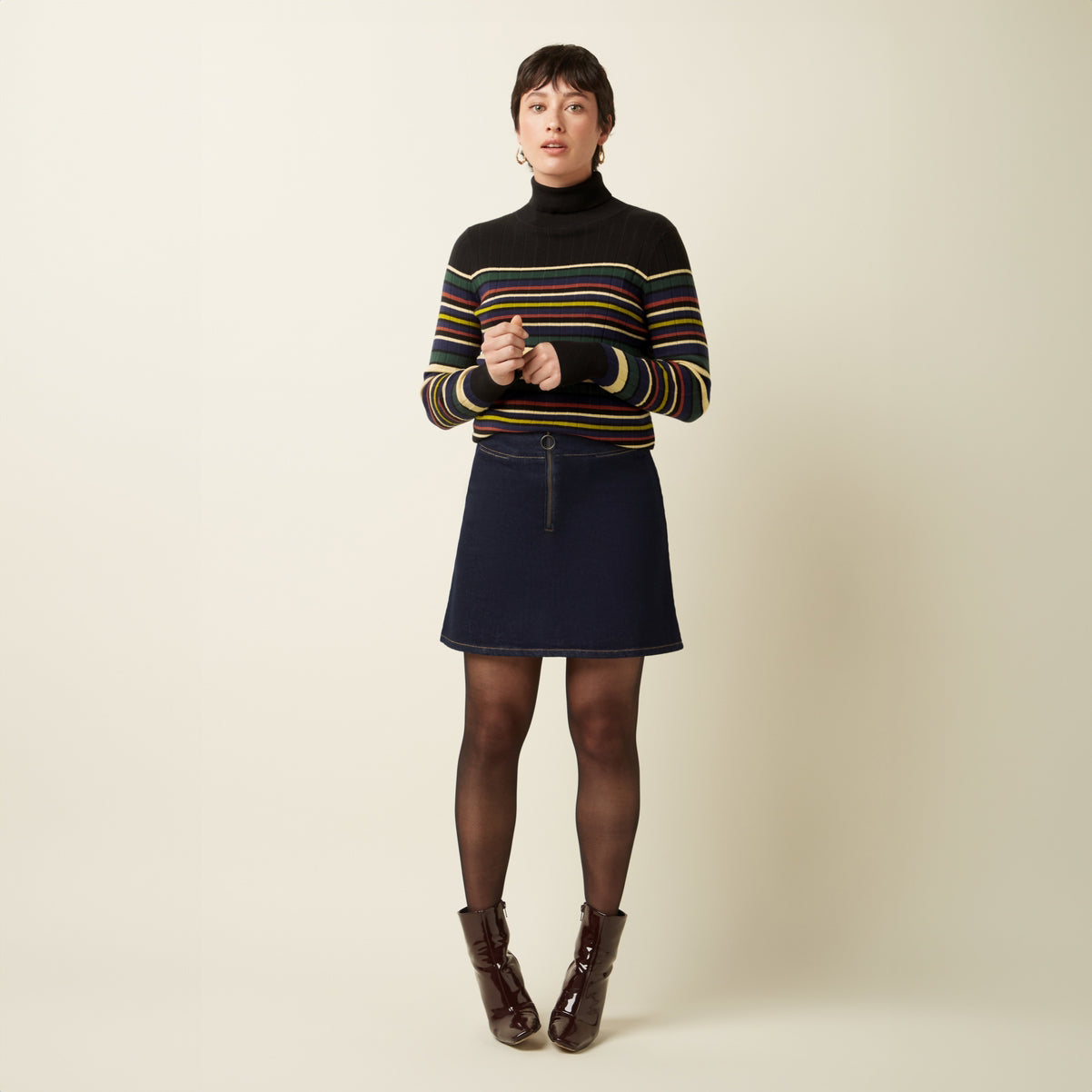 Jersey Rollneck Top Ozark