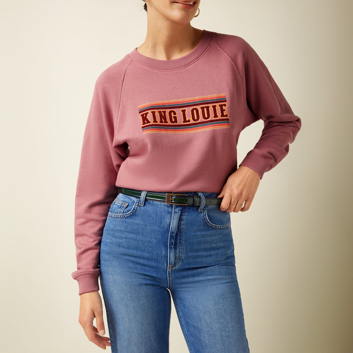 Cinturón de piel verde pino