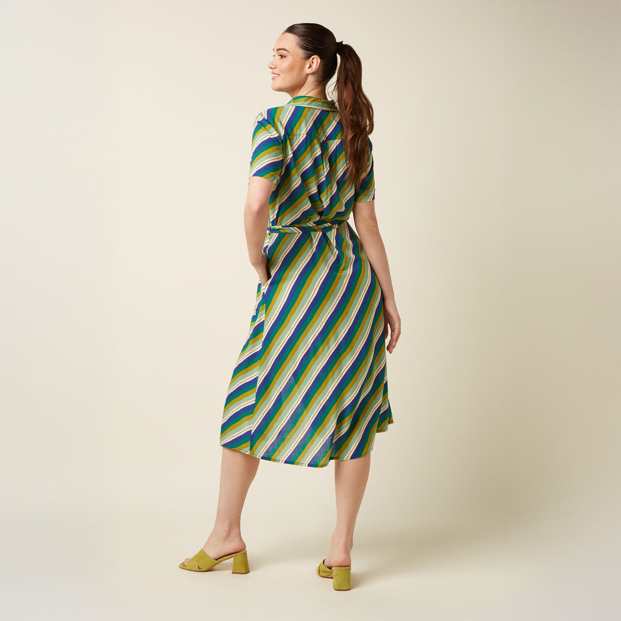 Olive Midi Dress Cliff