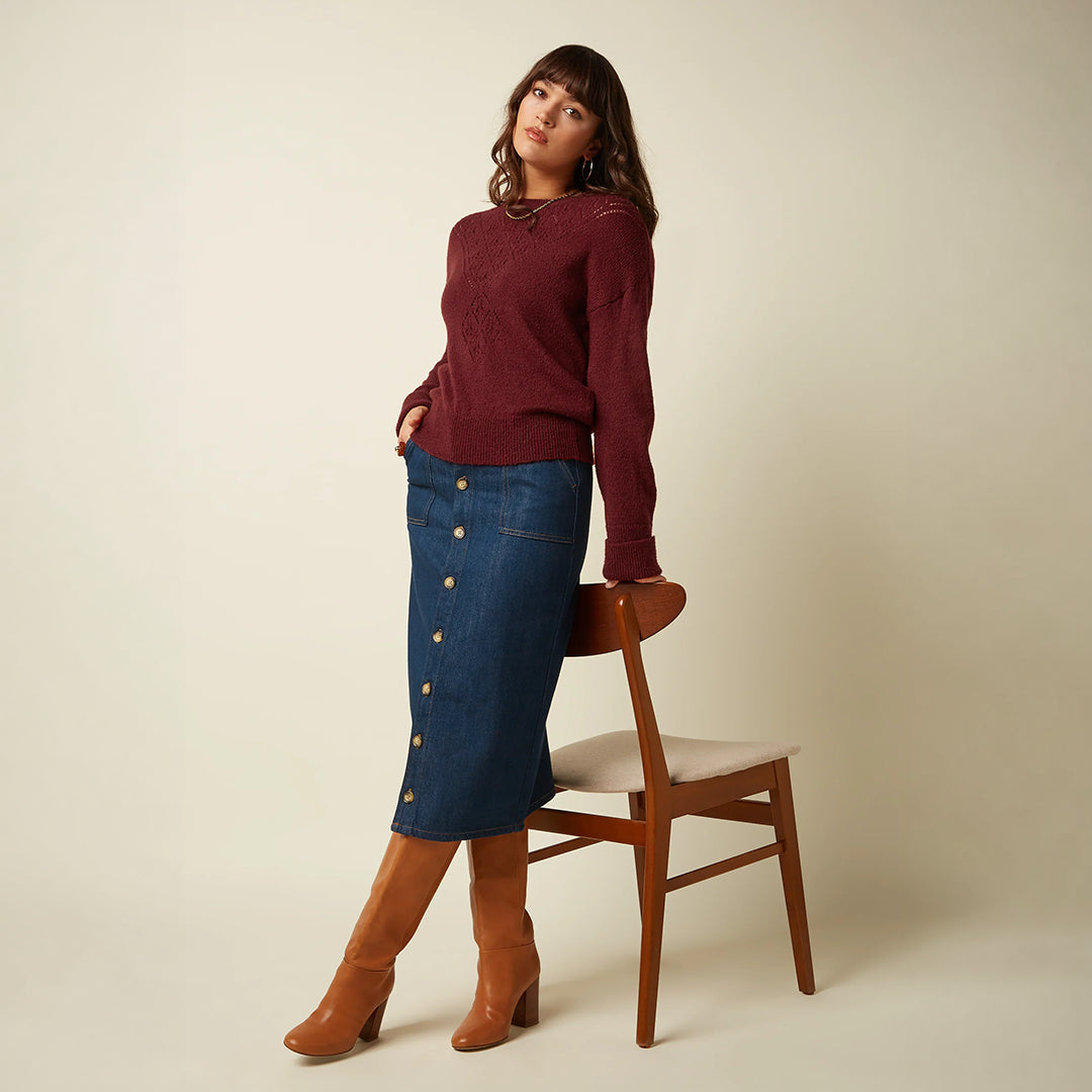 Falda Midi Dana Skirt Soul Denim