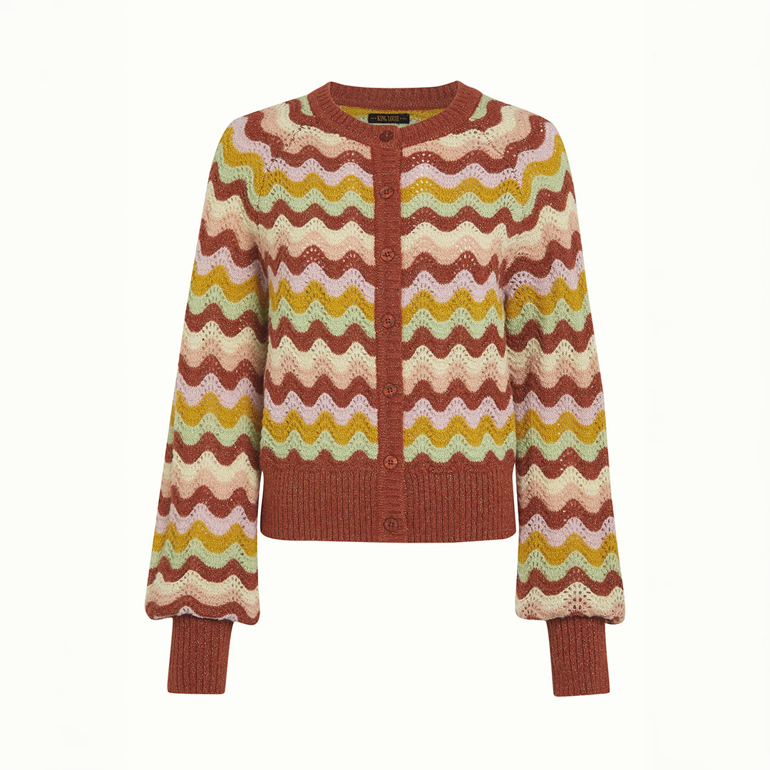 Cardigan Raglan Mesa Bronze Brown