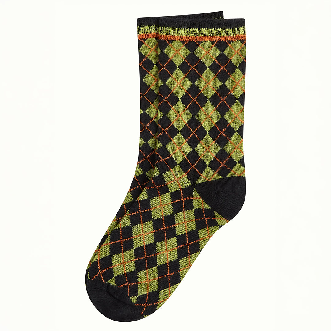 Calcetines Argyle Verde