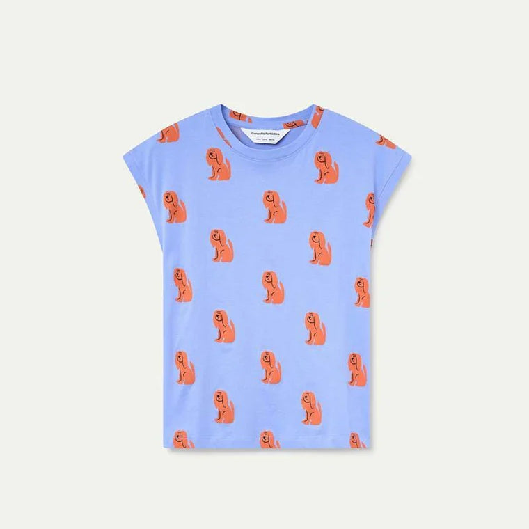 T-shirt à imprimé Blue Dog