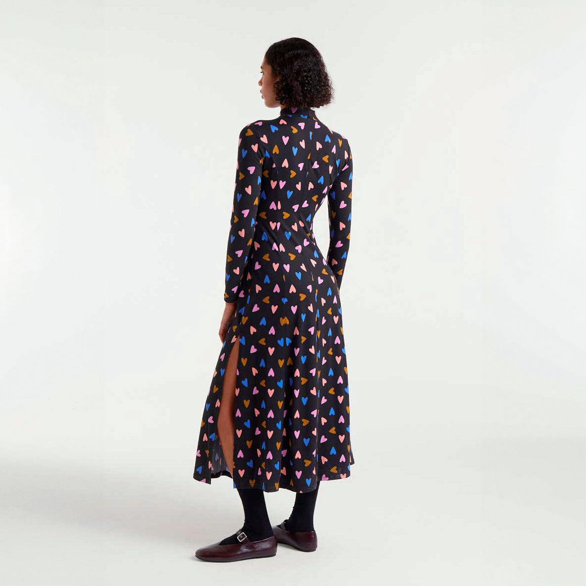 Vestido largo con estampado Potpourri