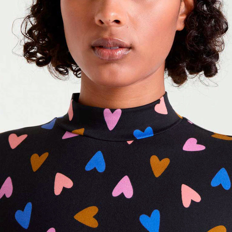 Vestido largo con estampado Potpourri