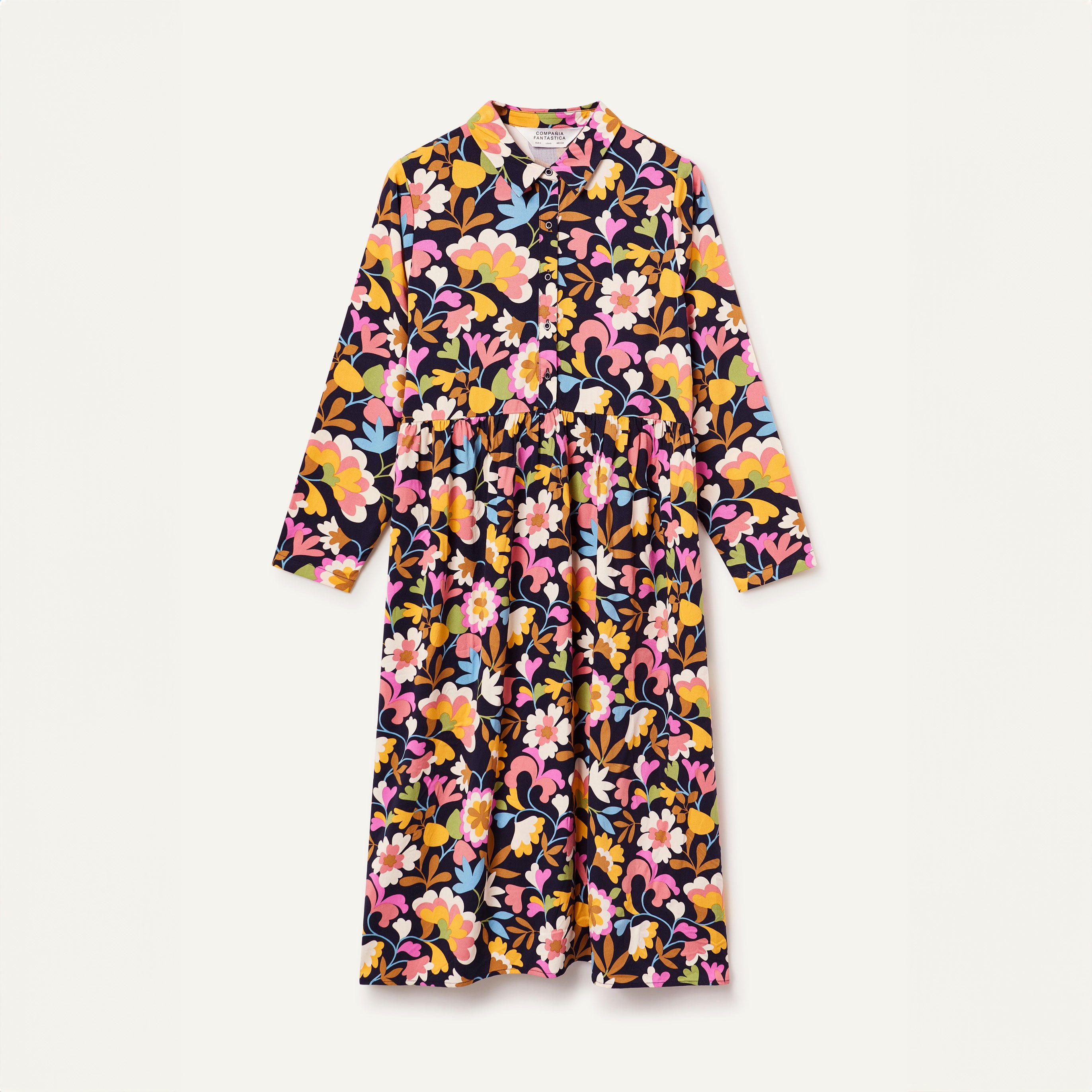 Vestido midi con estampado Baboushka