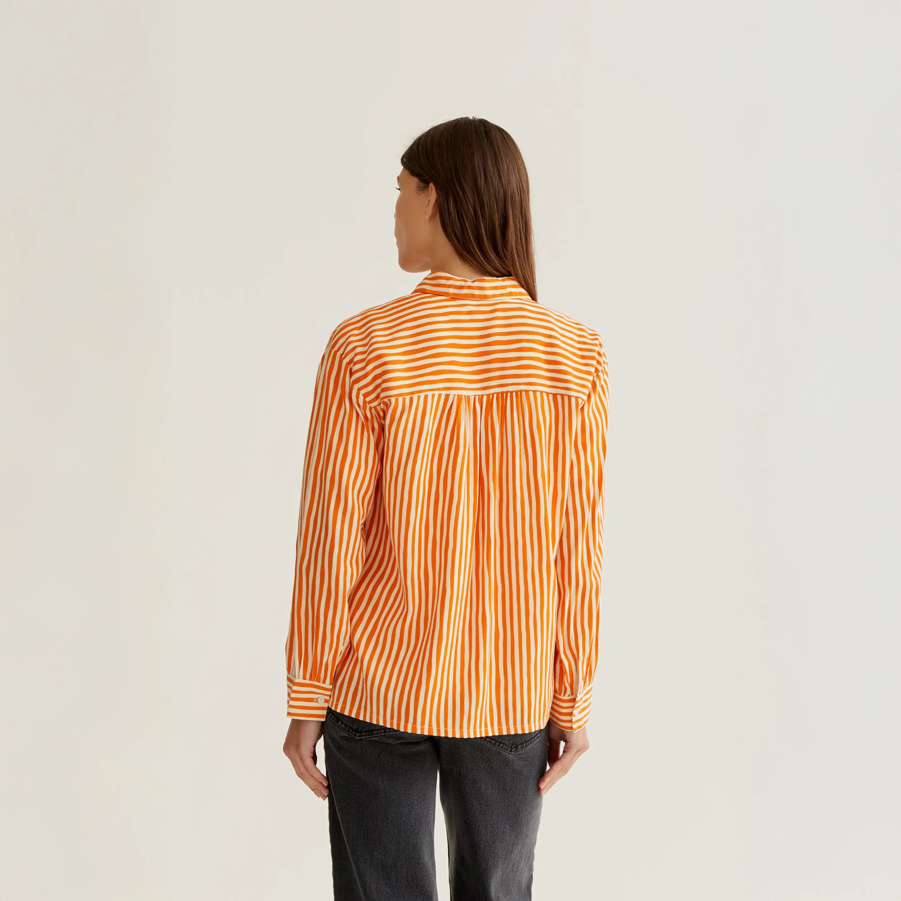 Camisa con estampado Lavagna Orange