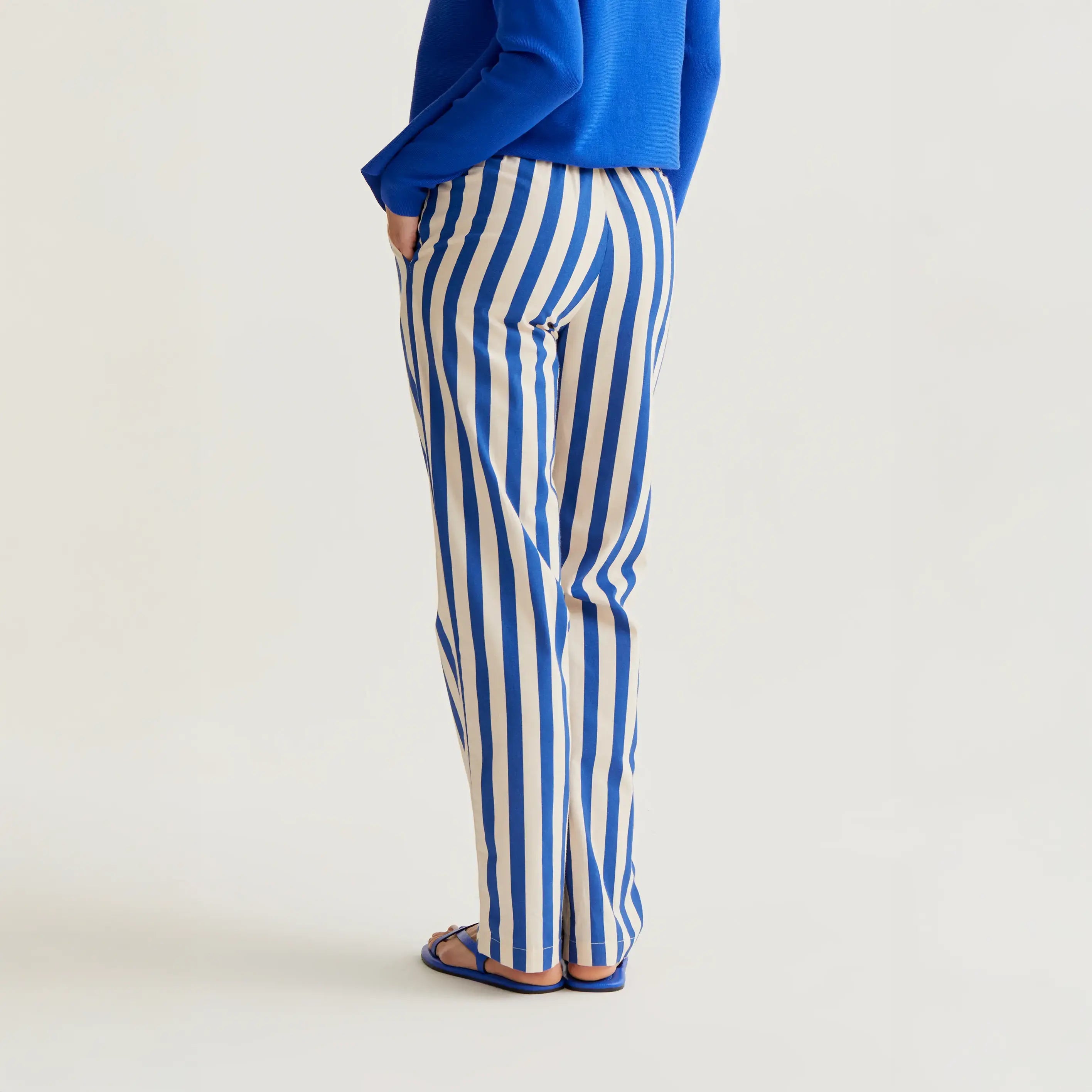 Pantalón rayas azules