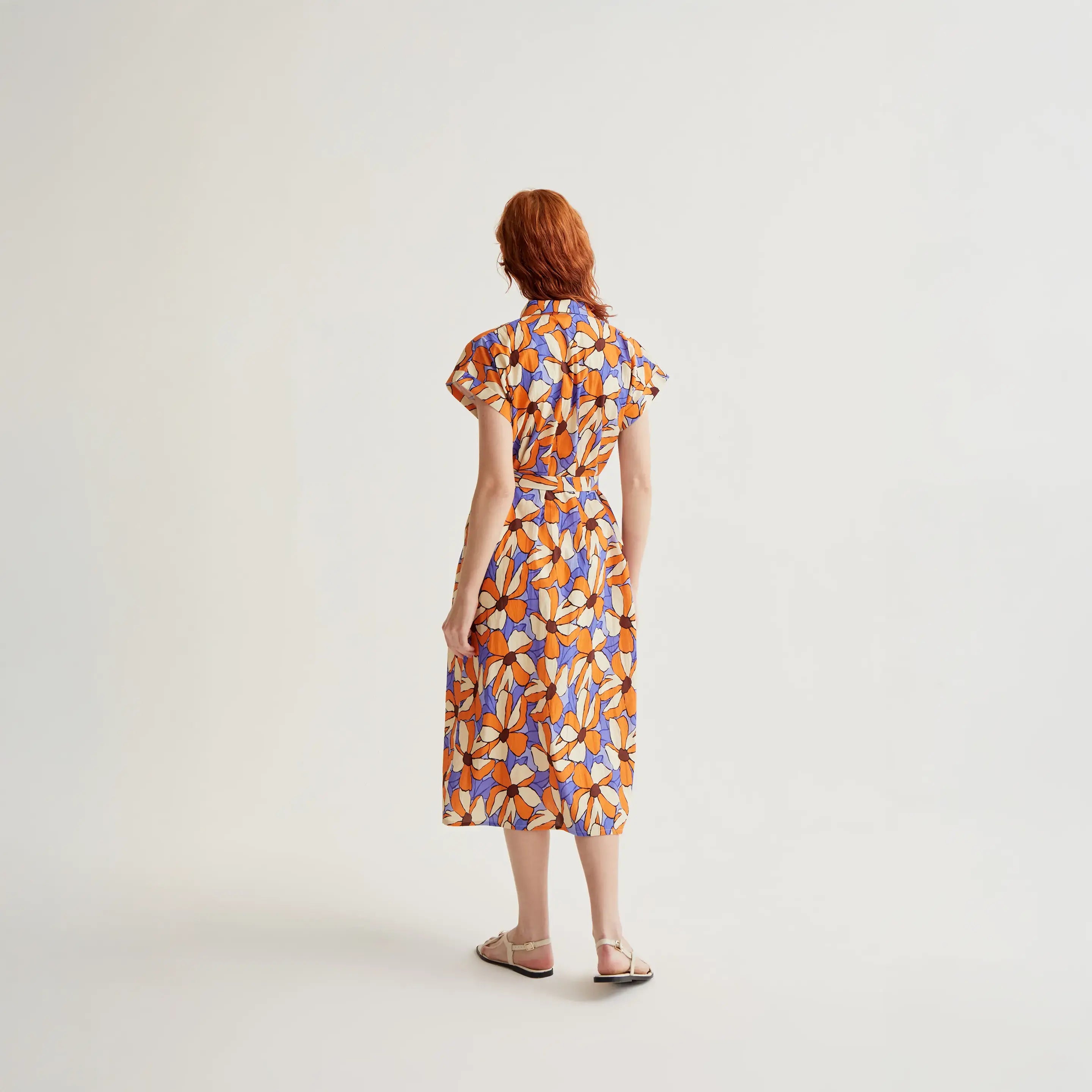 Vestido midi con estampado Marigold