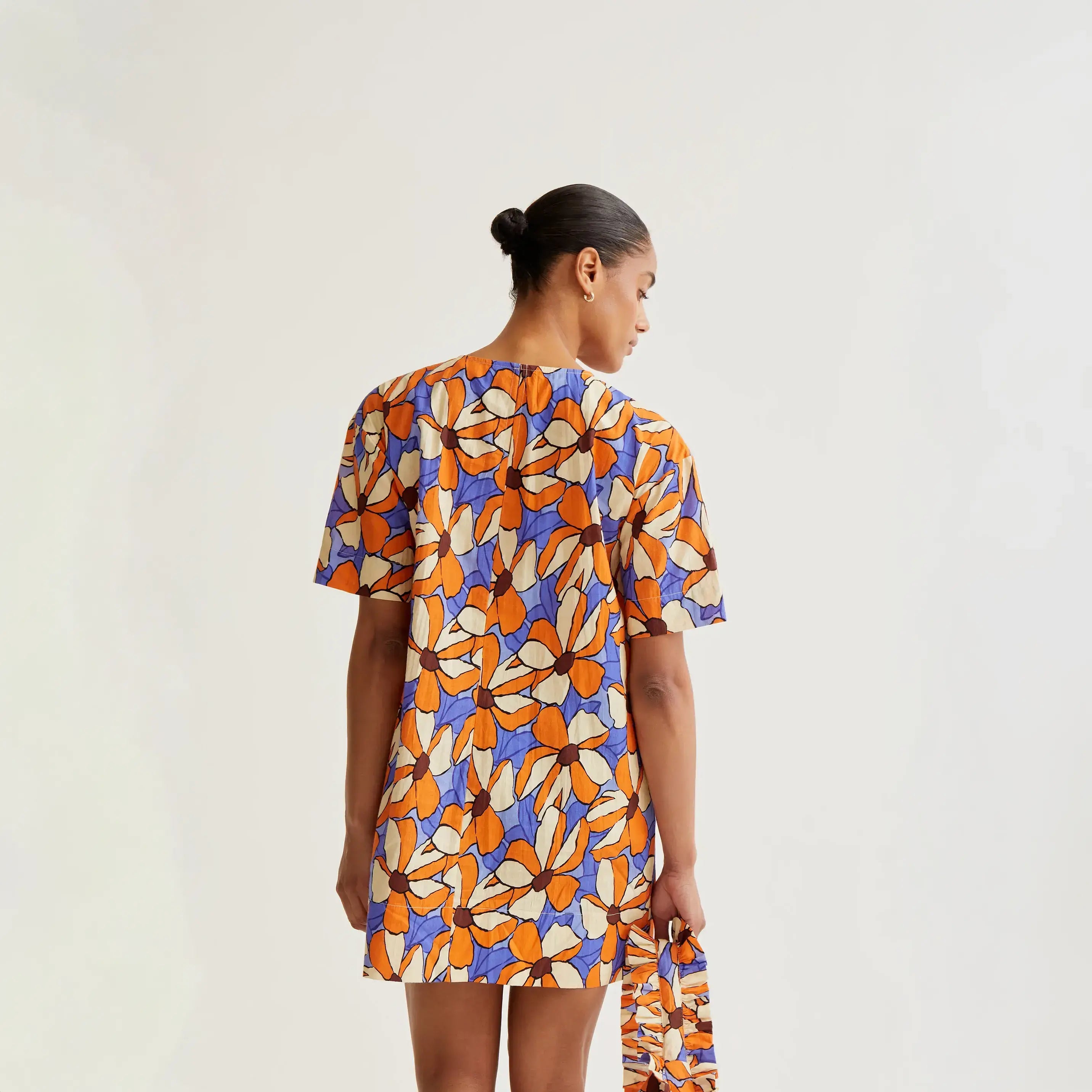 Vestido corto con estampado Marigold