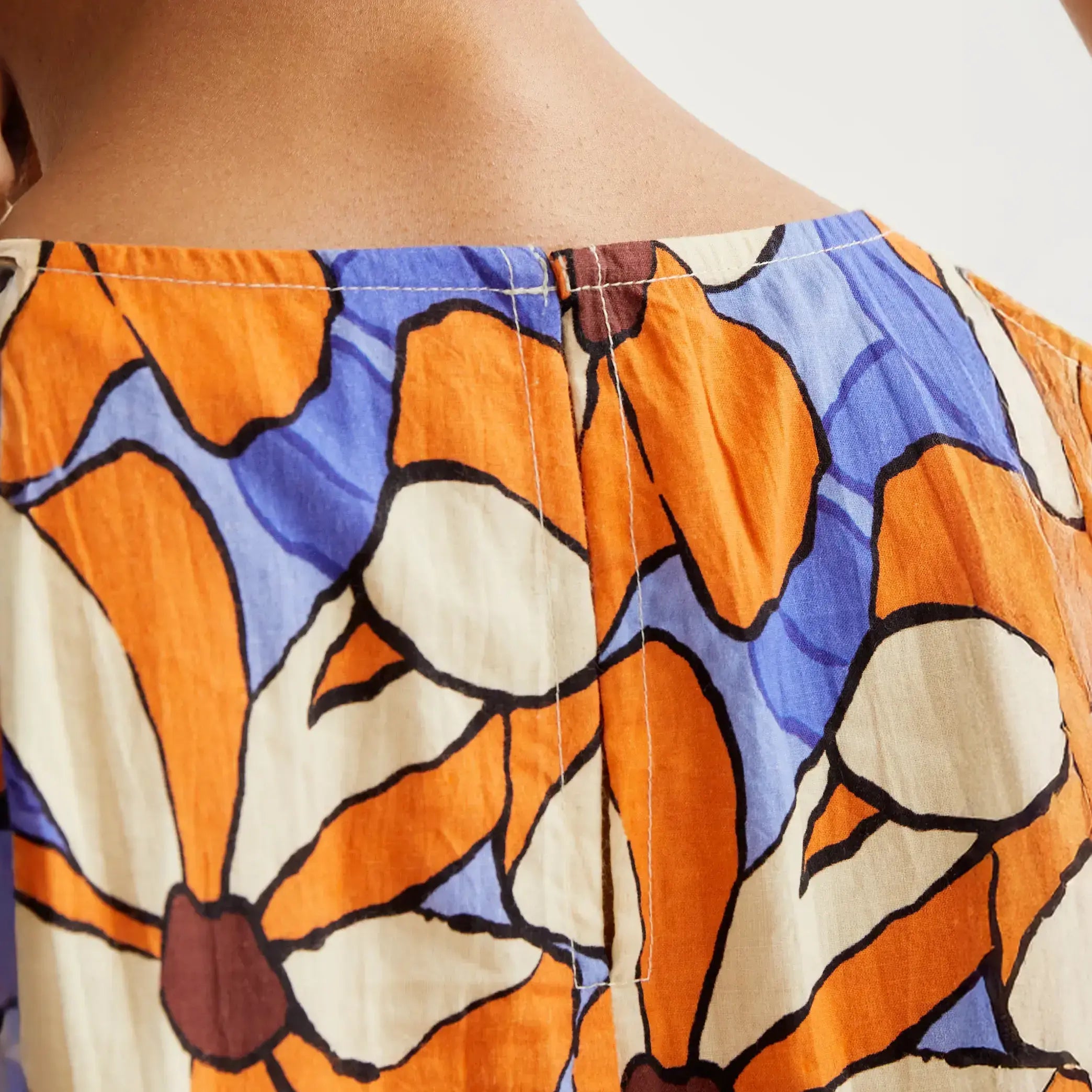 Vestido corto con estampado Marigold