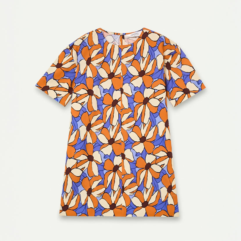 Vestido corto con estampado Marigold