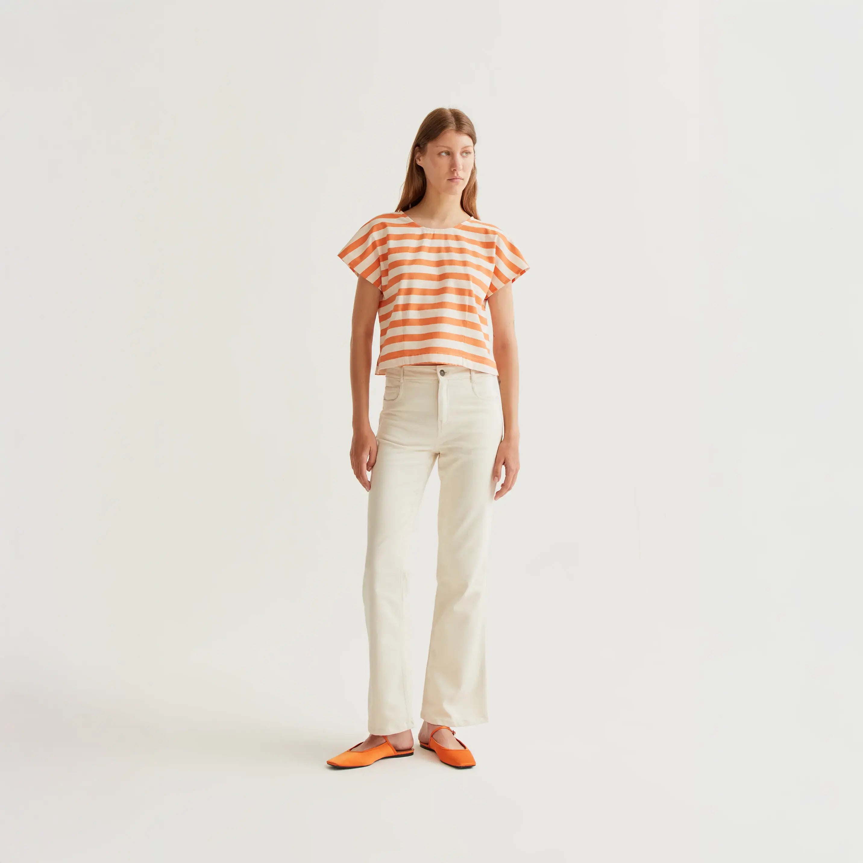 Top con estampado Bamboo Orange