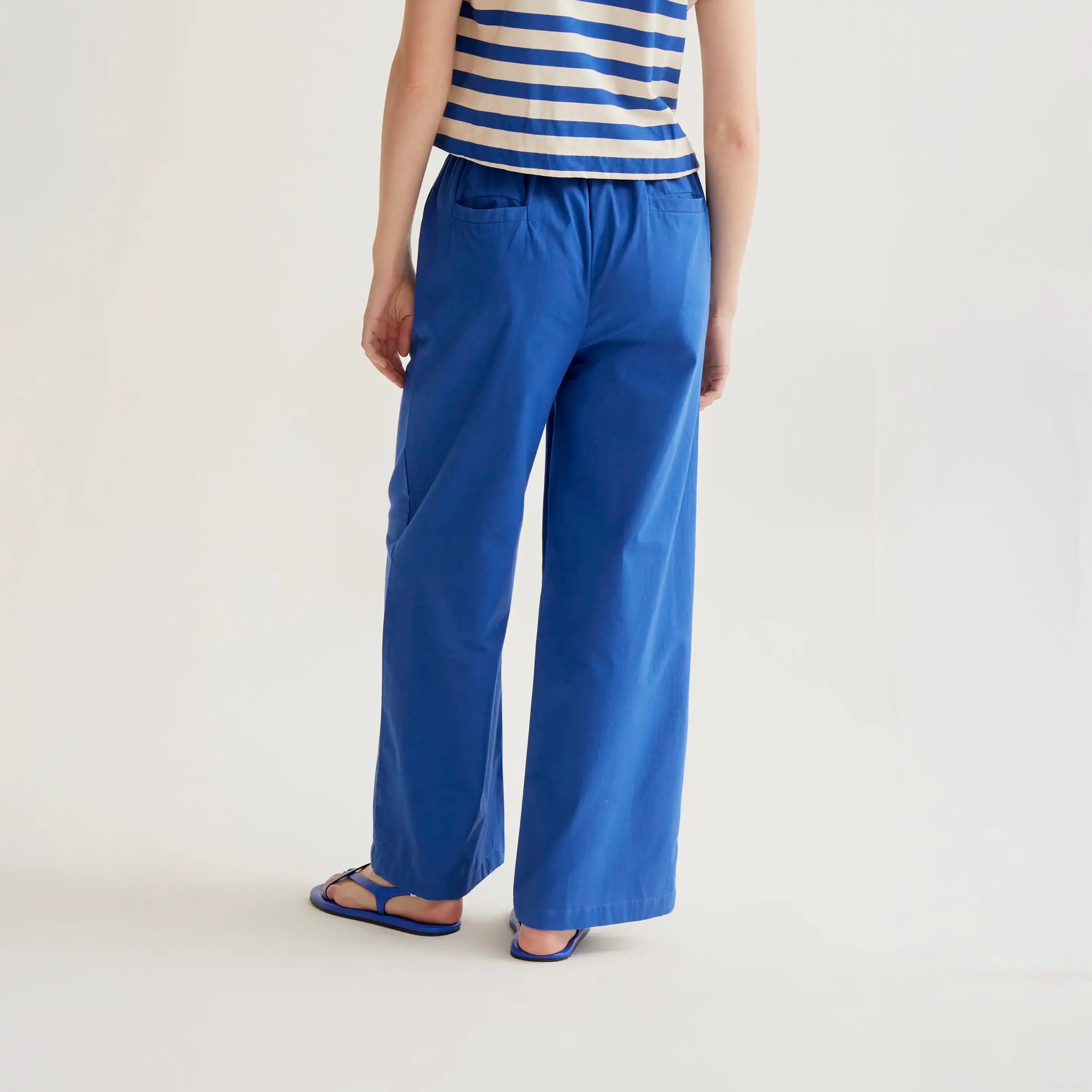 Pantalón 100% algodón azul