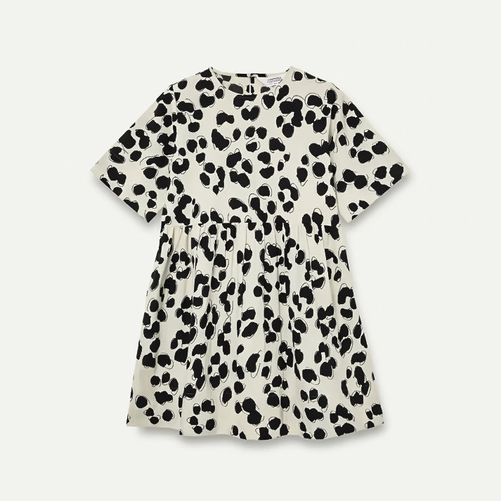 Vestido corto con estampado Dalmatian