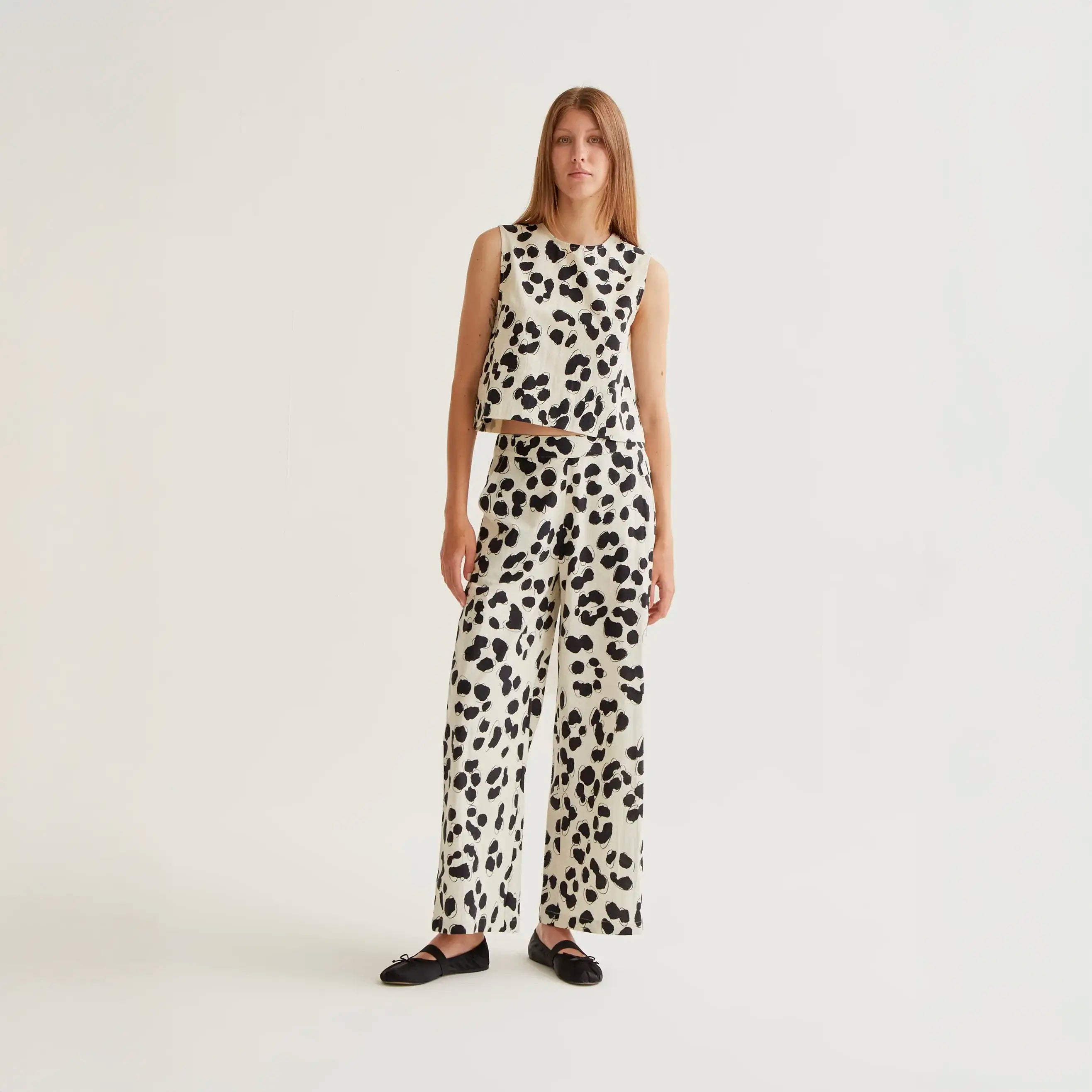 Pantalón con estampado Dalmatian