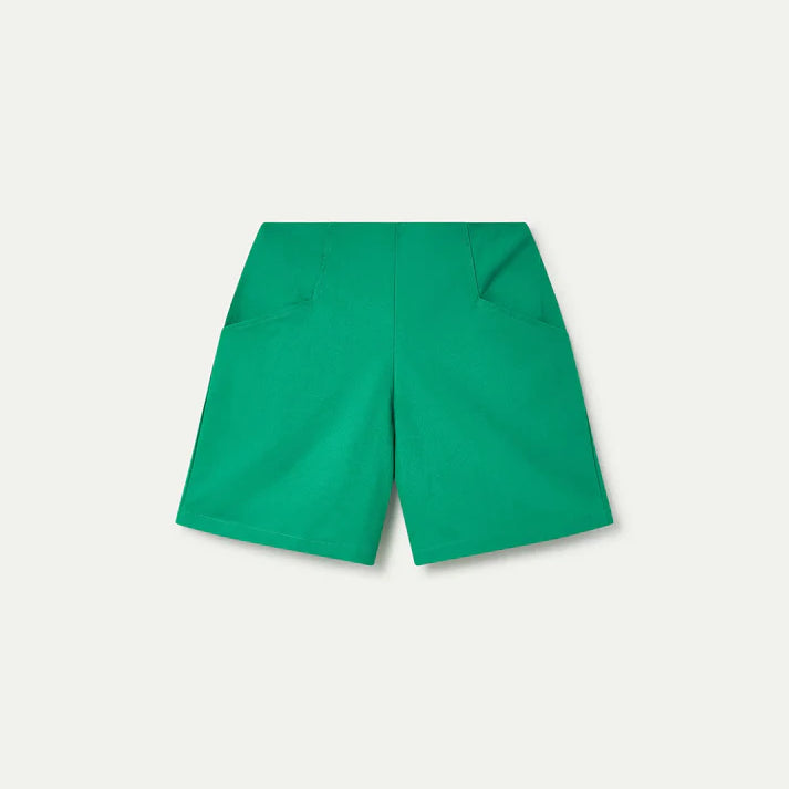 Shorts 100% algodón verde