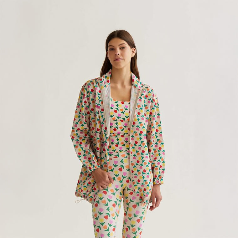 Chaqueta con estampado Multicolor Tulips
