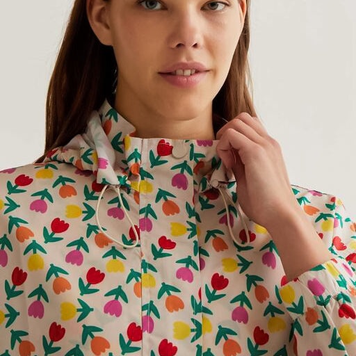 Chaqueta con estampado Multicolor Tulips