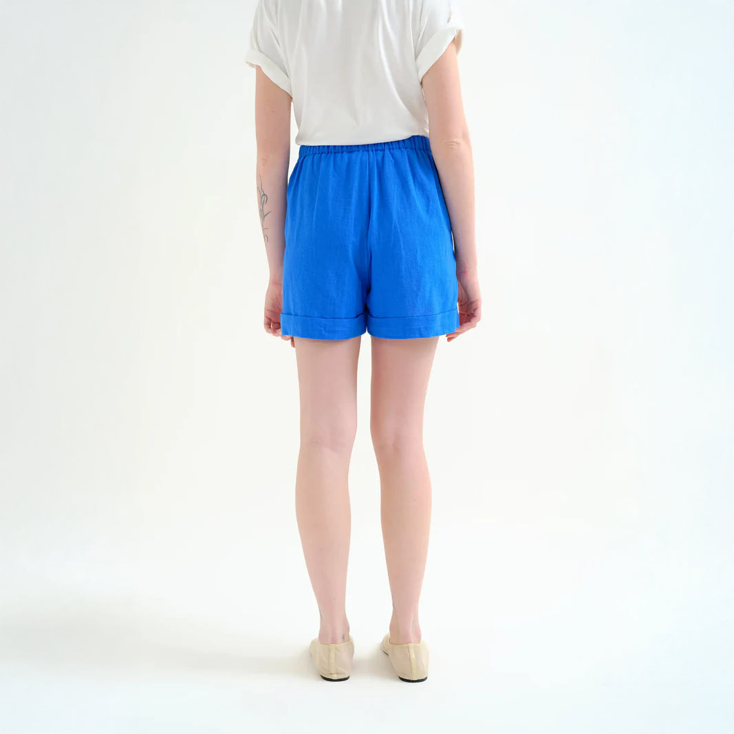 Shorts 100% algodón azul marino