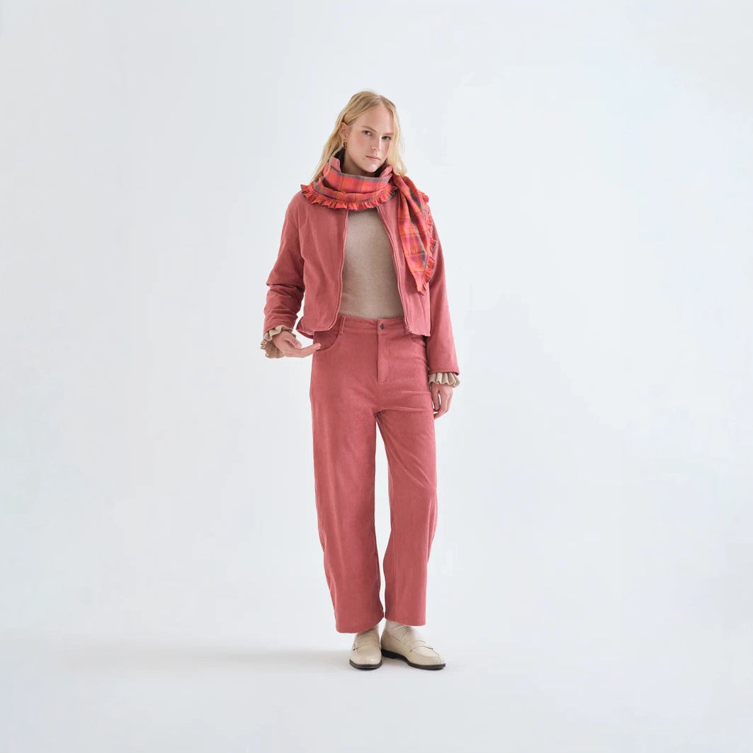Pantalón de Pana Rosa Palo de Pernera Curva