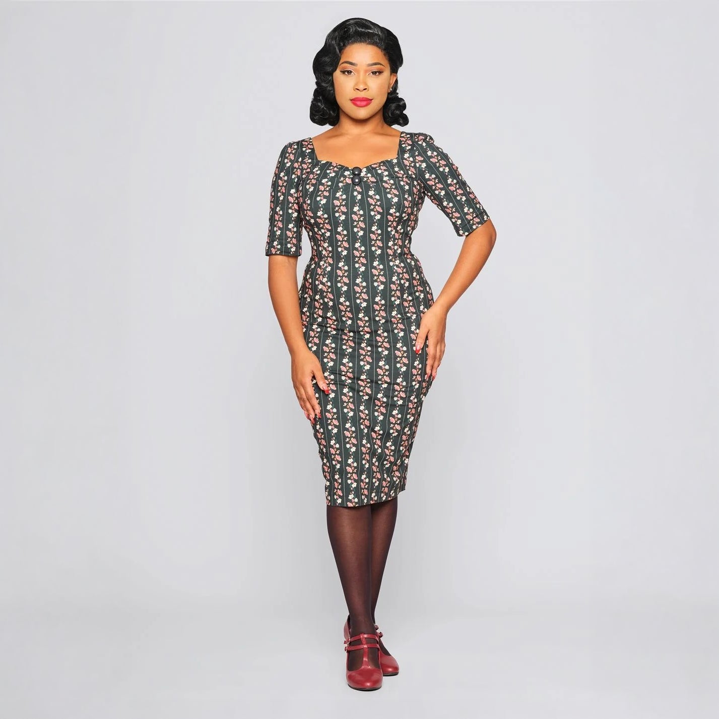 Vestido Midi Dolores Wallflower Pencil