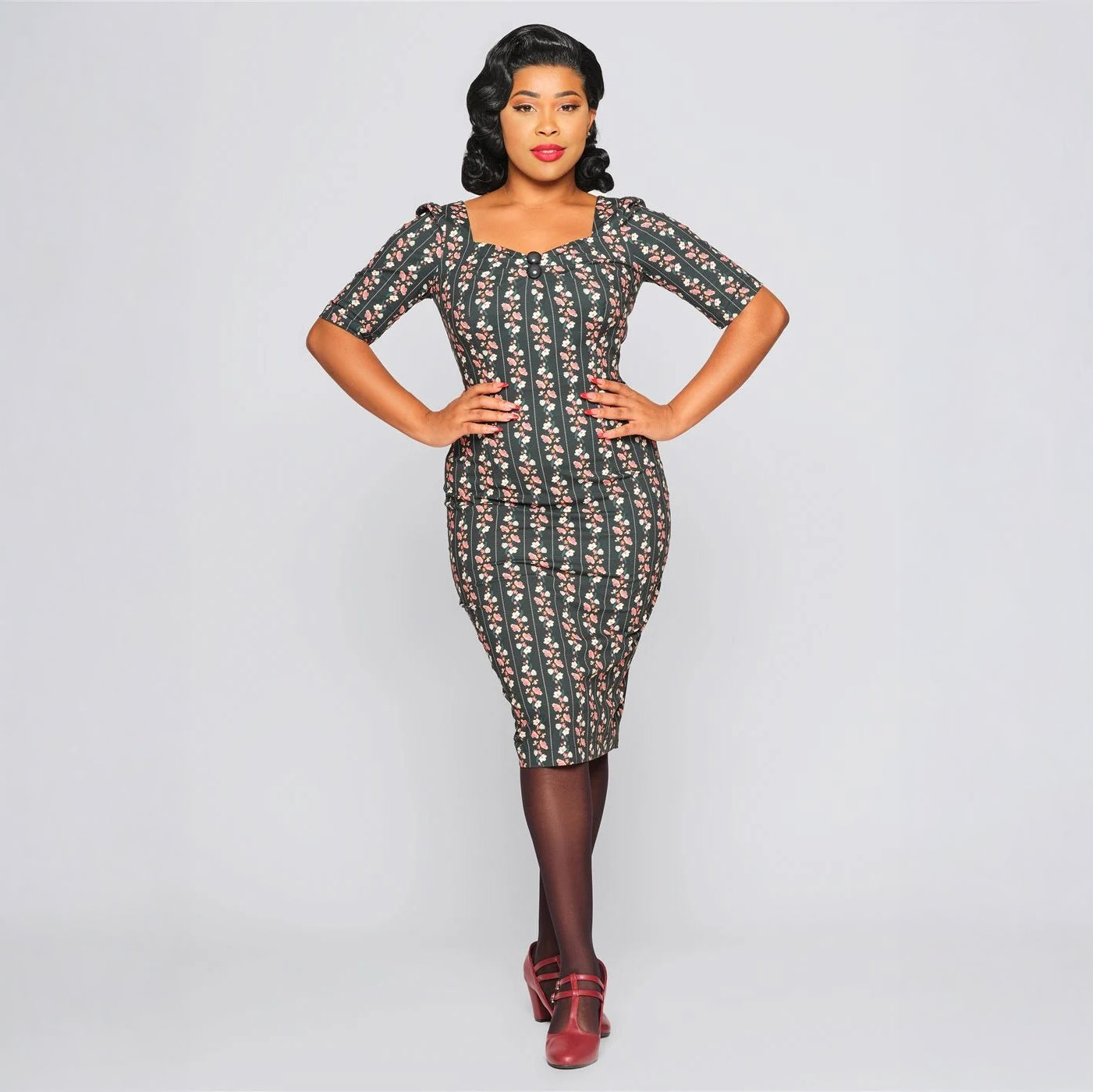 Vestido Midi Dolores Wallflower Pencil