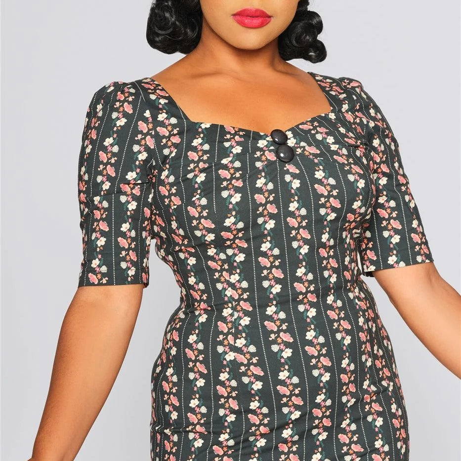 Vestido Midi Dolores Wallflower Pencil