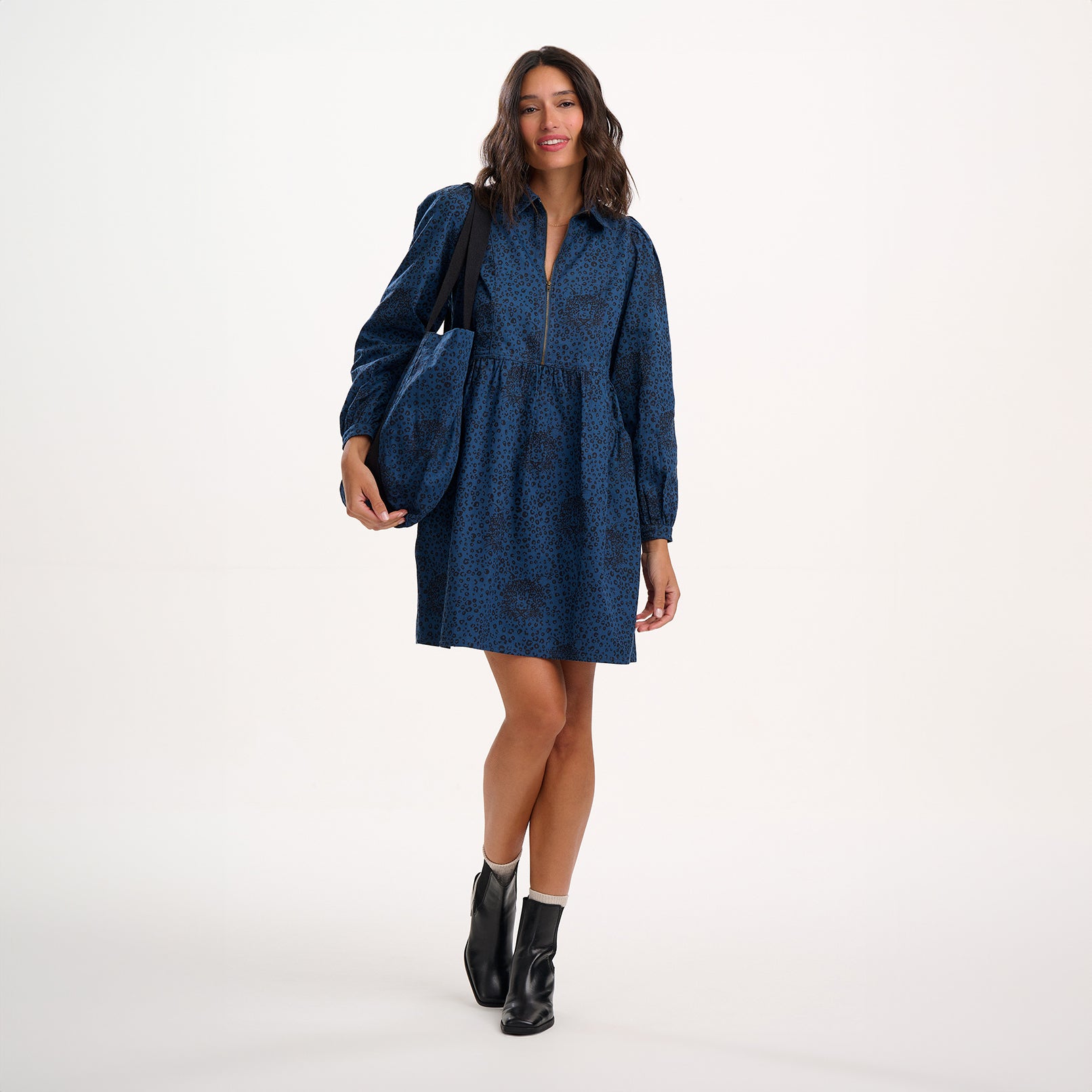 Vestido Mini Smock Karen