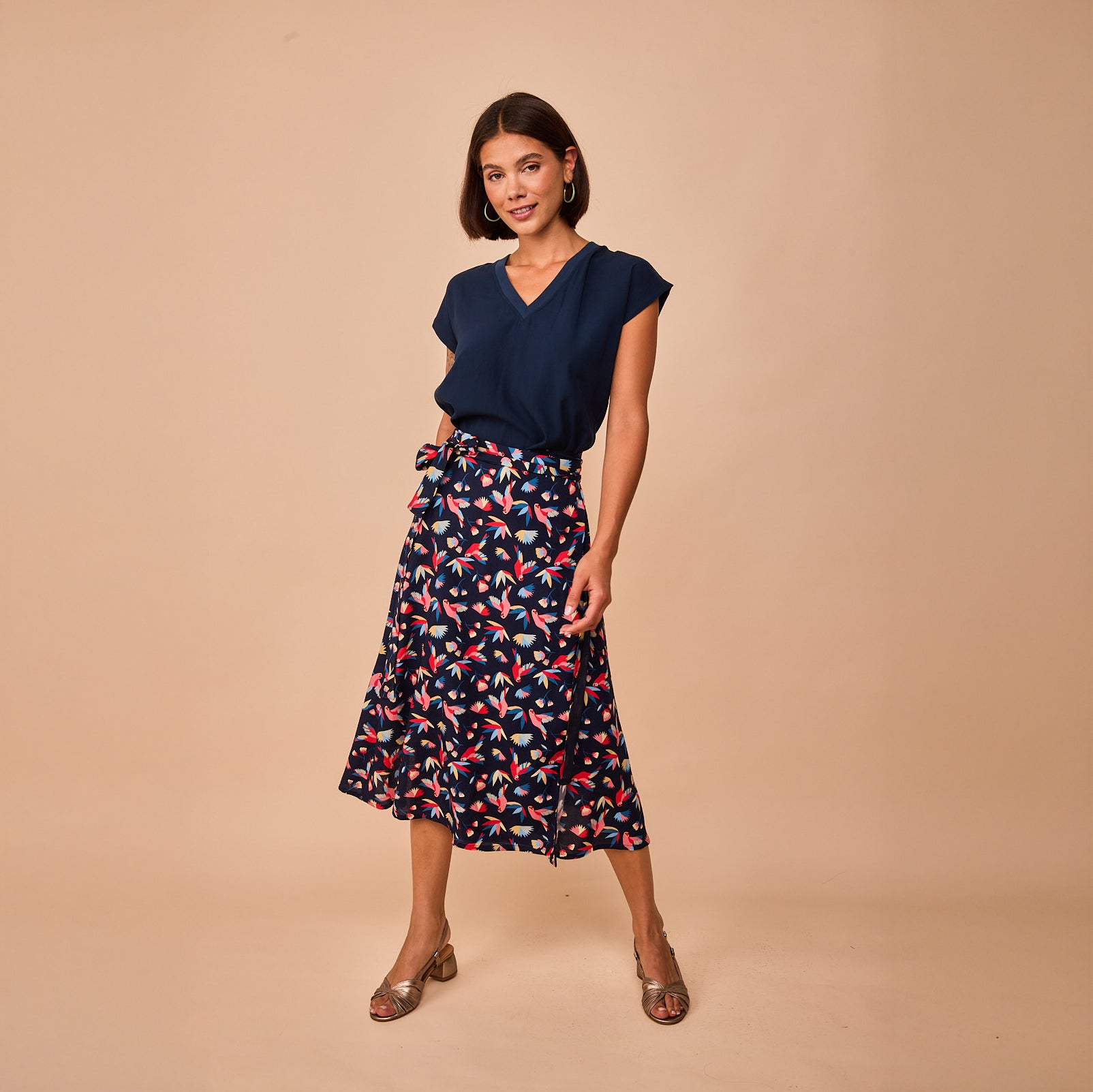 Falda Colindres Pájaros