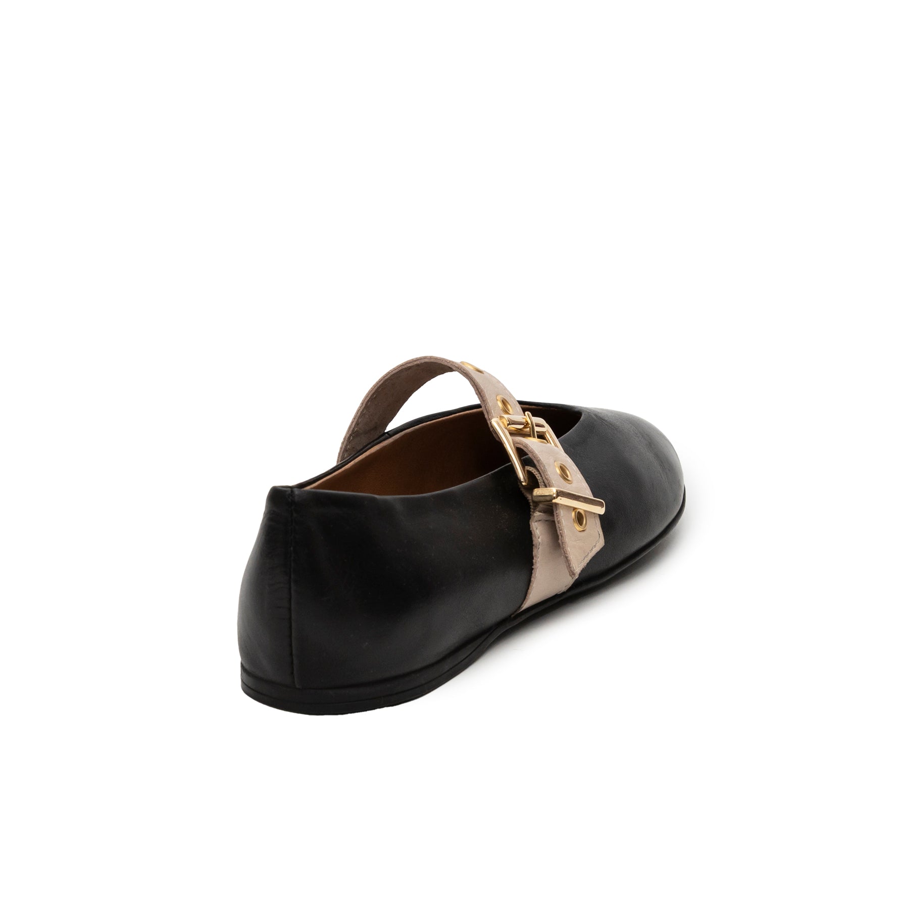 Nina negro y beige