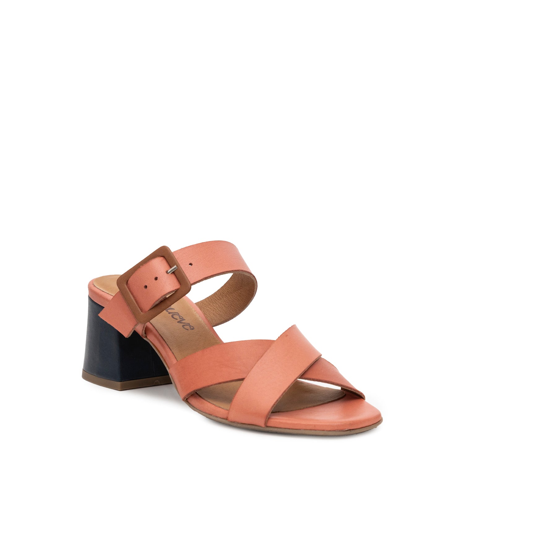 Tamara coral y azul marino