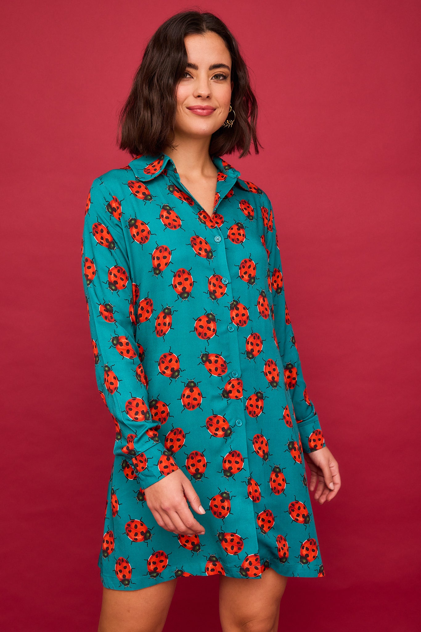 Vestido corto Baya mariquita