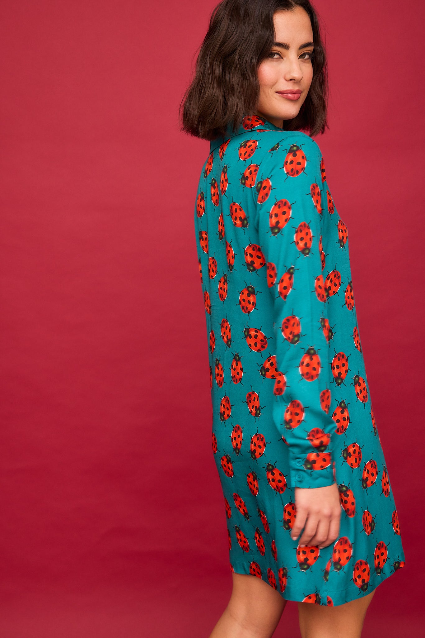 Robe courte coccinelle Berry