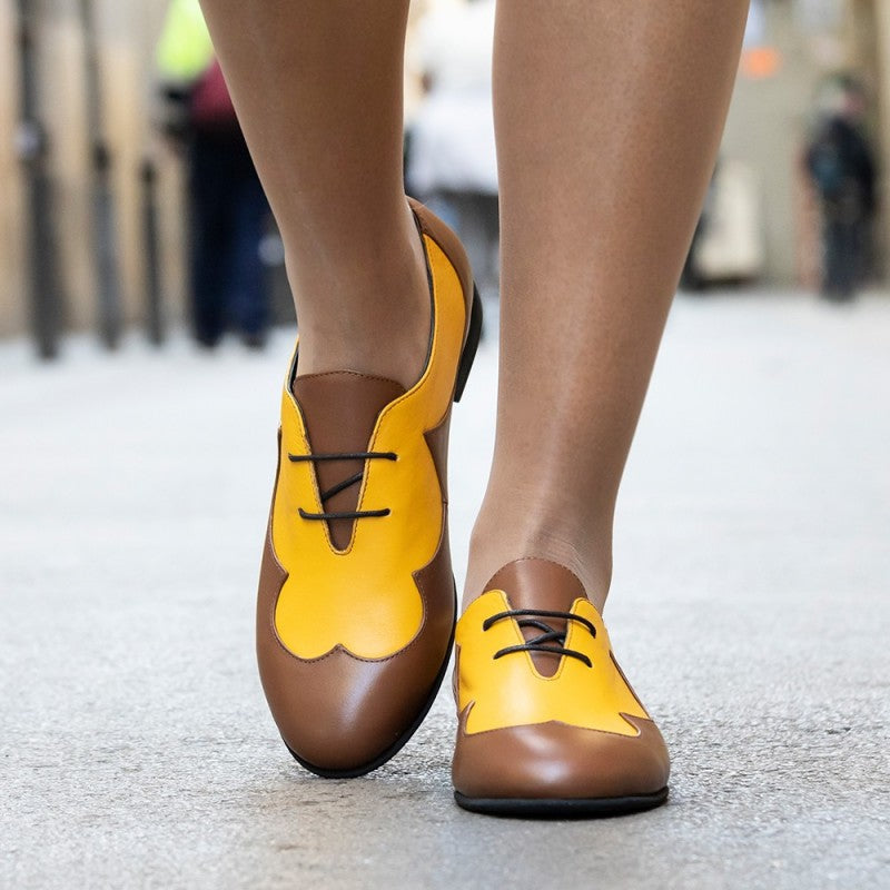 Agnes mostaza marrón