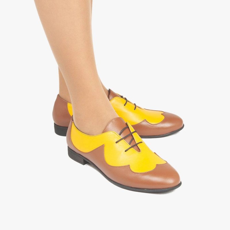 Agnes mostaza marrón