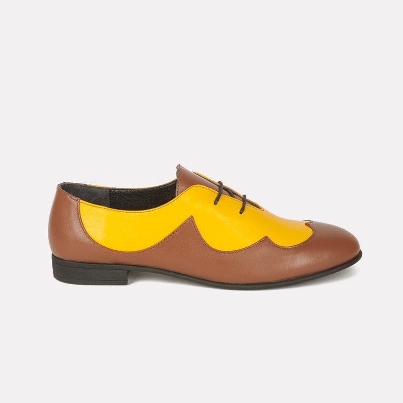 Agnes mostaza marrón