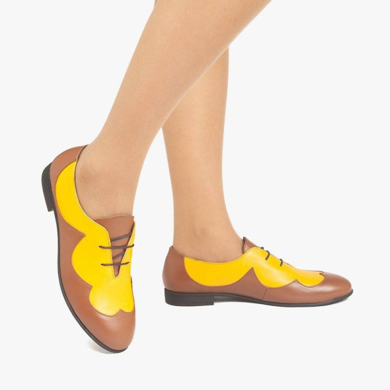 Agnes mostaza marrón