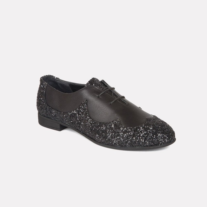 Agnes negro glitter