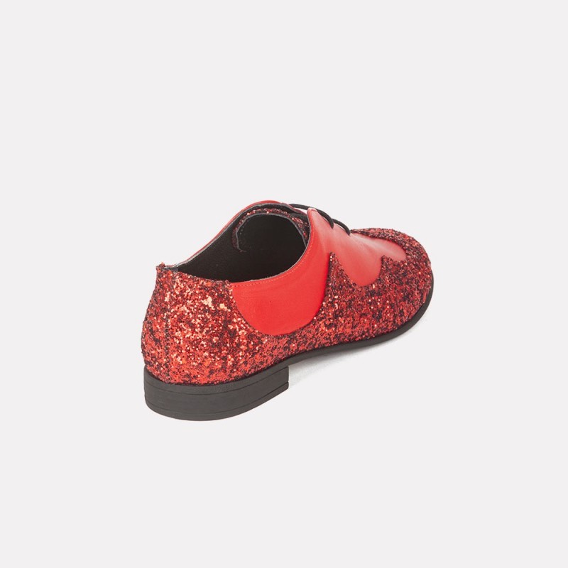 Agnes rojo glitter