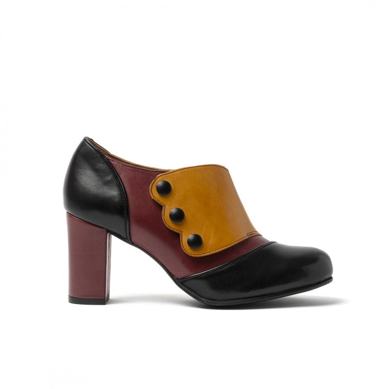 Berta negro y burdeos