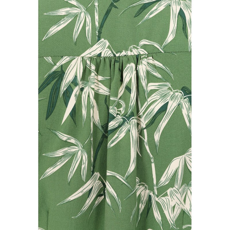 Chemisier en bambou vert