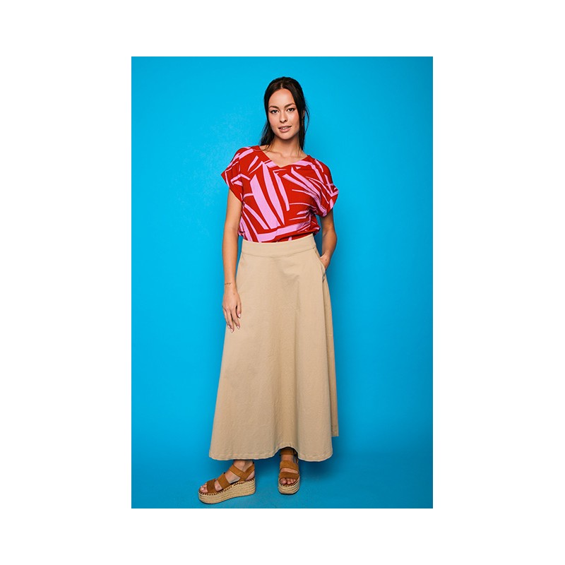 Camisa Campello rojo