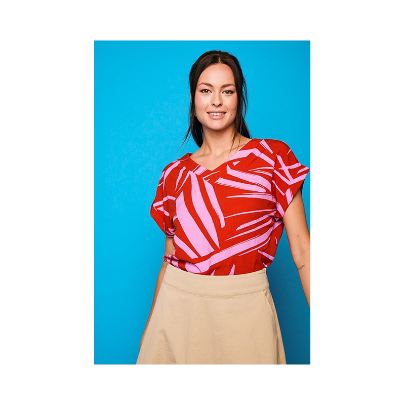 Camisa Campello rojo