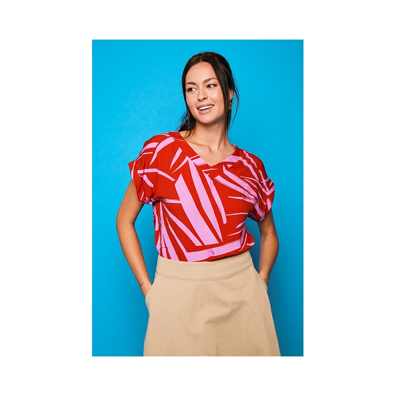 Camisa Campello rojo