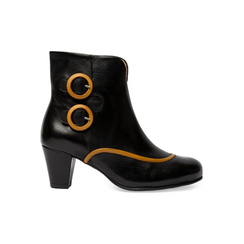 Ursula negro y mostaza