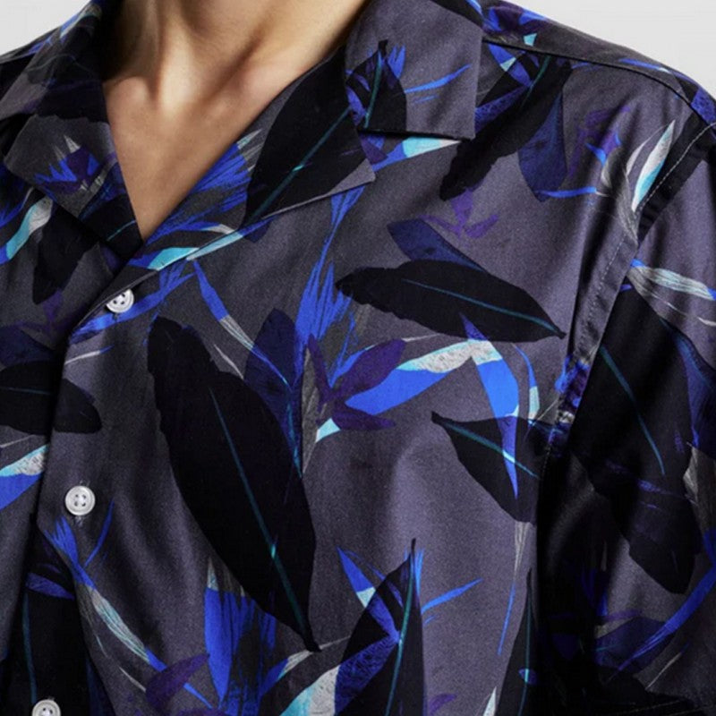 Camisa AKLEO Bonnie blue plumas