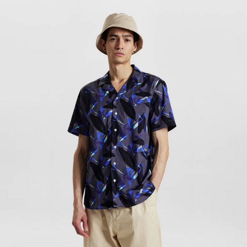 Camisa AKLEO Bonnie blue plumas